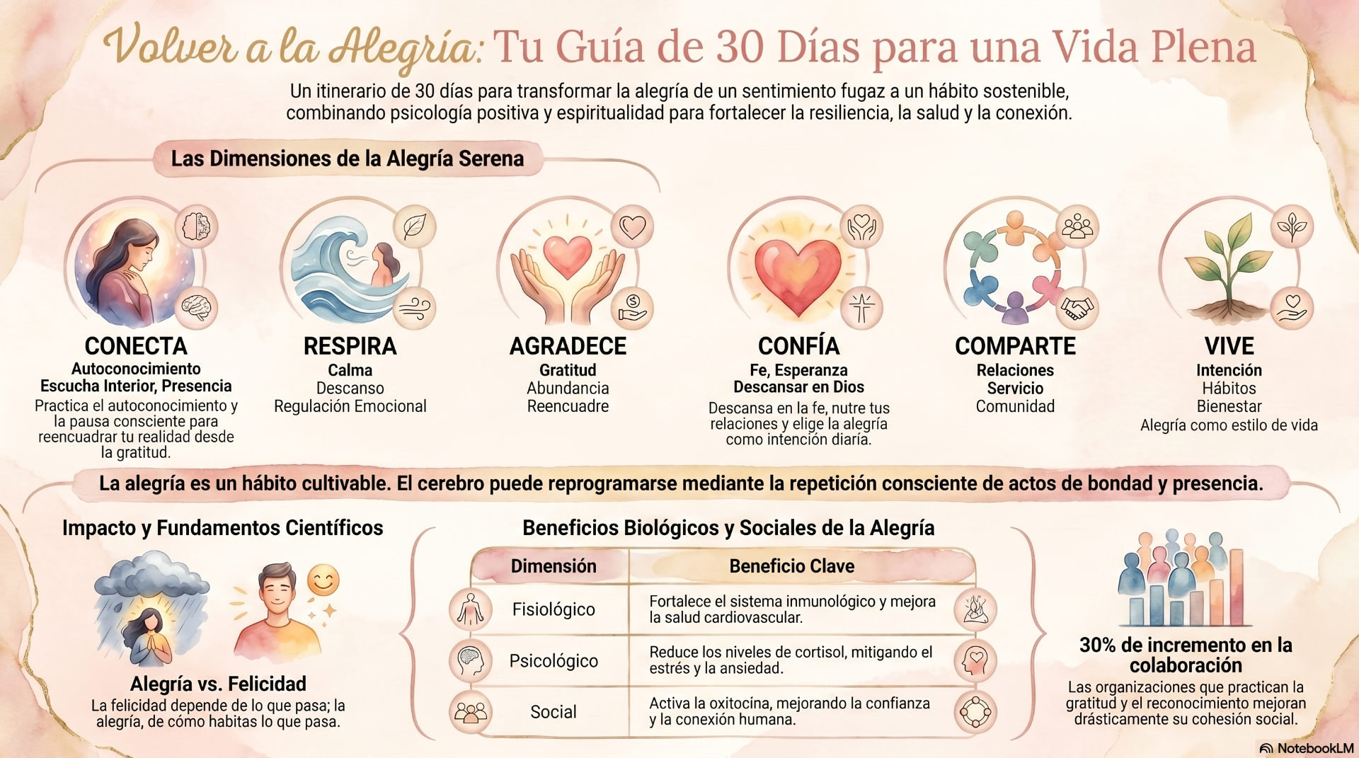 Vista del workbook digital Volver a la Alegría